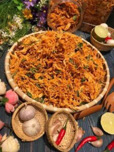 a serving of kudapan in a plate