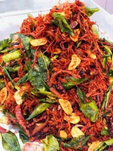 a pile of deliciously served kudapan