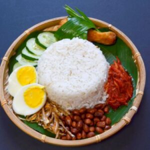 nasi lemak with sambal